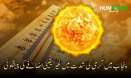 پنجاب میں گرمی کی شدت میں غیر یقینی اضافے کی پیشگوئی