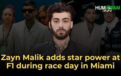 Zayn Malik Adds Star Power At F1 During Race Day In Miami